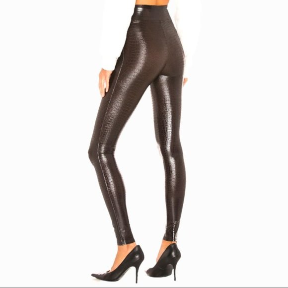 Spanx Faux Leather Croc Leggings - Picture 4 of 6